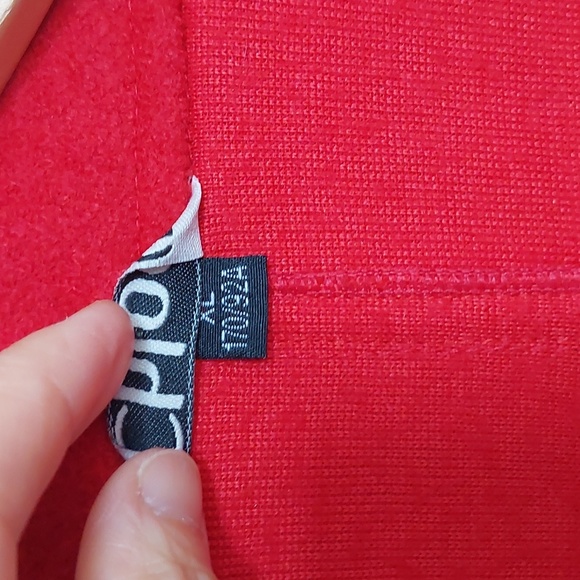 Chloe red bell sleeve copped jacket - Picture 9 of 14